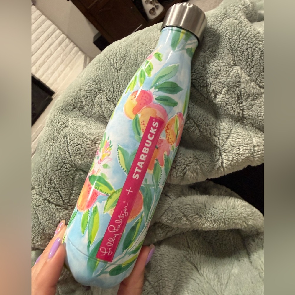 Floral Water Bottle